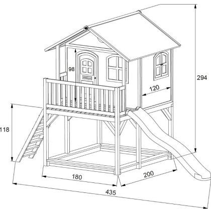 Houten speelhuis Marc - A030.042.00 - 8