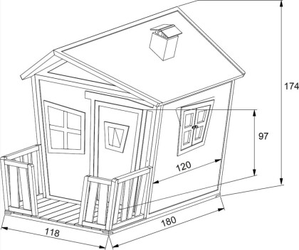 Houten speelhuis Jesse - A030.105.00 - 9