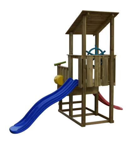 Houten speeltoren Piraat - 9