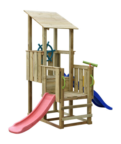 Houten speeltoren Piraat - 8