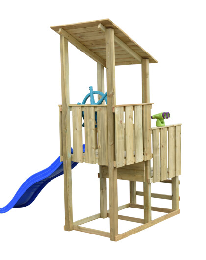 Houten speeltoren Piraat - 6