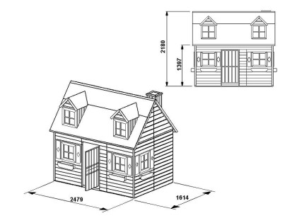 Speelhuis Barcelona afmetingen