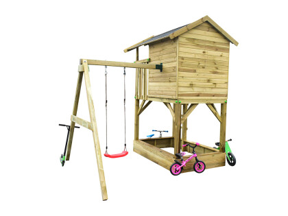 Speelhuis Treehut met zandbak 11