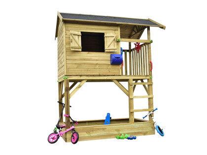 Speelhuis Treehut met zandbak 8