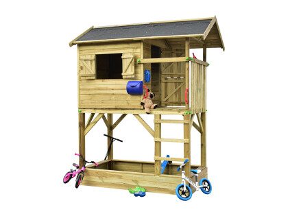 Speelhuis Treehut met zandbak 7