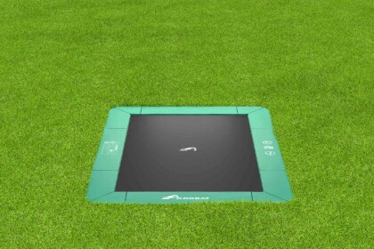 Akrobat Orbit Flat to the ground Trampoline 305x183 Groen 1