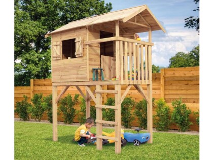 tree hut met accesoires