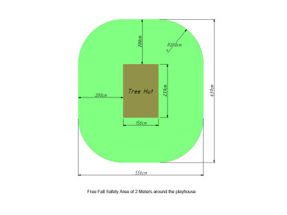 tree hut safety area