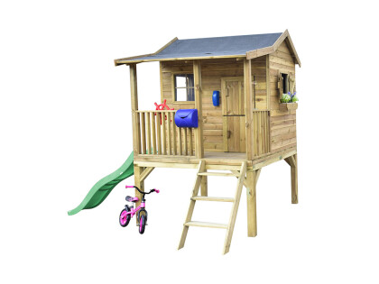 saloon met glijbaan en accessoires