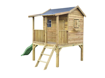 saloon met glijbaan zijkant 1