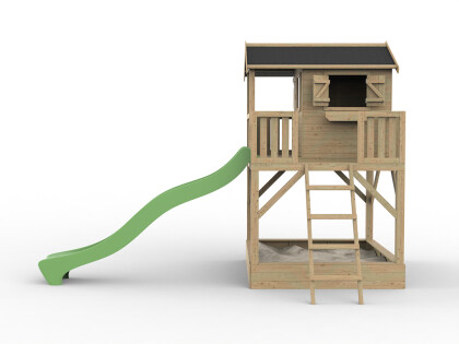 funny xxl met glijbaan voor gemonteerd