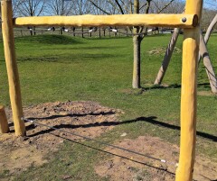 looptouw met bovenbalk