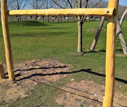 looptouw met bovenbalk