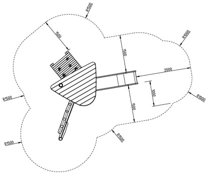klimtoren 3-hoek plattegrond