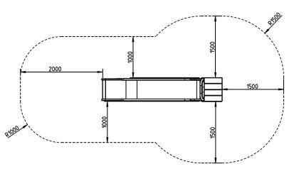 taludglijbaan standaard plattegrond