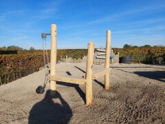 toonbank winkeltje buiten