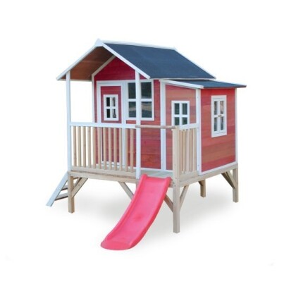exit-loft-350-houten-speelhuis-rood