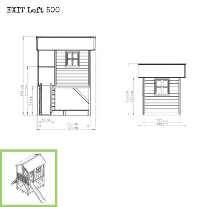 exit-loft-500-houten-speelhuis-naturel-2
