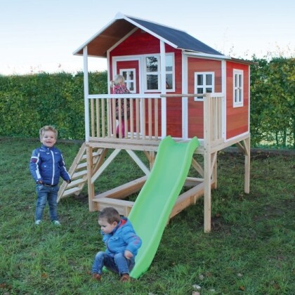 exit-loft-550-houten-speelhuis-rood-4
