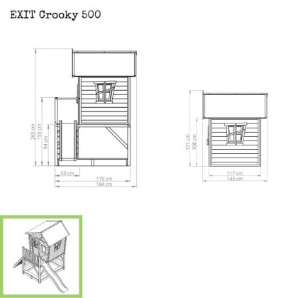 exit-crooky-500-houten-speelhuis-grijsbeige-2