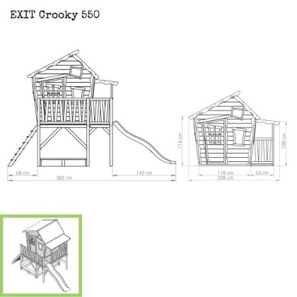 exit-crooky-550-houten-speelhuis-grijsbeige-1
