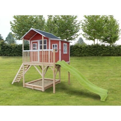 exit-loft-750-houten-speelhuis-rood-3