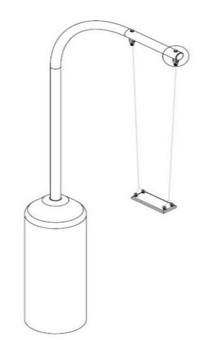 Schot-boogschommel-thermisch-verzinkt