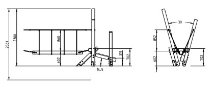 speeltoestel savannah met toegangsbrug white rhino afmetingen brug