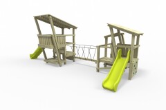 speeltoestel savannah en safari met brug white rhino