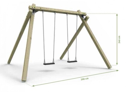 schommel ridge white rhino afmetingen