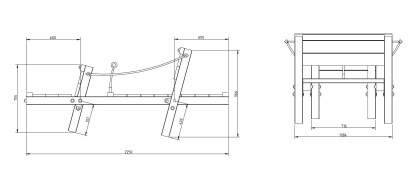 speeltoestel buggy white rhino afmeting