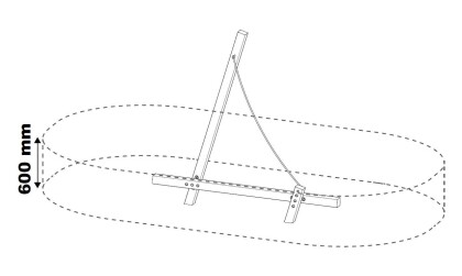speeltoestel sail white rhino omtrek afmeting