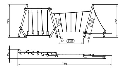 speeltoestel jungle combo 2 afmetingen