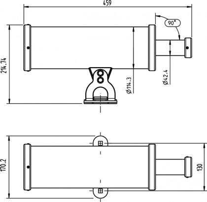 telescoop x rvs afmetingen